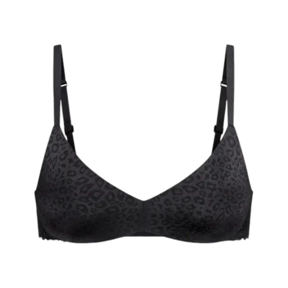 Skims Wireless Form Jacquard Push Up Plunge Bra
